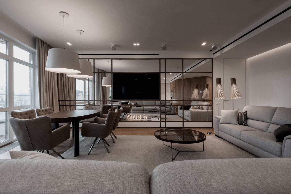 Luxury residence with natural stone finishes and smart bedroom layout — Dynasty by Building Evolution