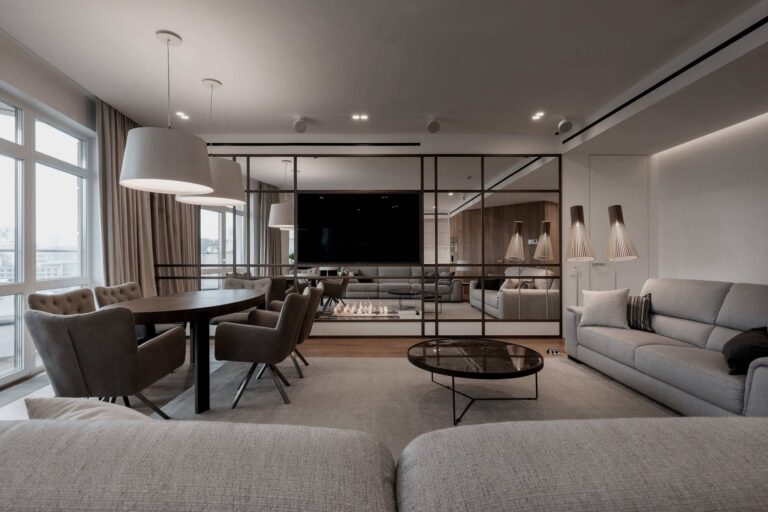 Luxury residence with natural stone finishes and smart bedroom layout — Dynasty by Building Evolution